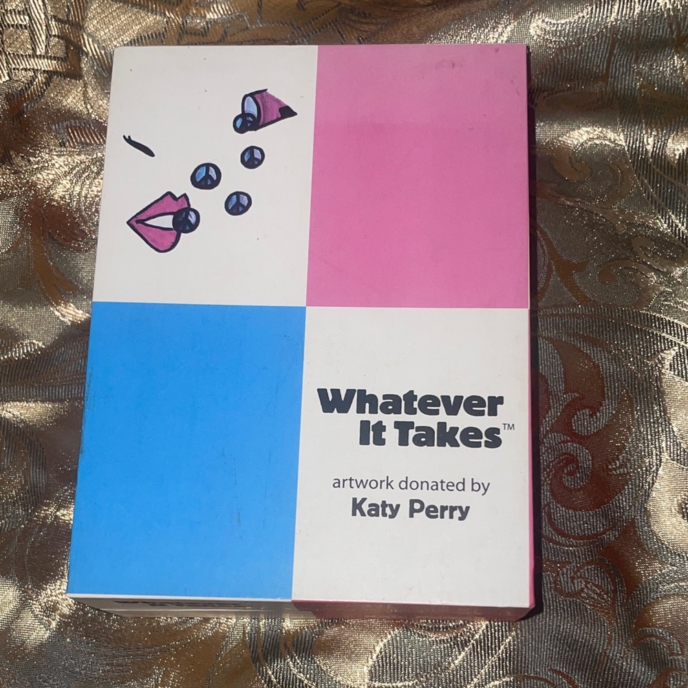 Whatever It Takes earring and ring set with Artwork by Katy Perry